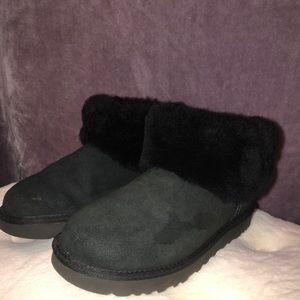 UGG Mini fluff ankle boots